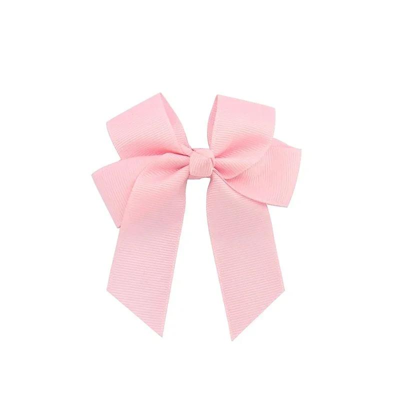 

BABY BOWS 2pcs 3.6 Solid Color Bowknot Hair Clips For Girls Classic Bows Hairpins Barrettes Headwear Kids Hair Accessories
