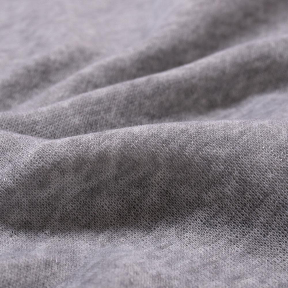 Men's High Neck Fleece Sweatshirt - Solid Color Autumn/Winter Pullover Base Layer T-shirt