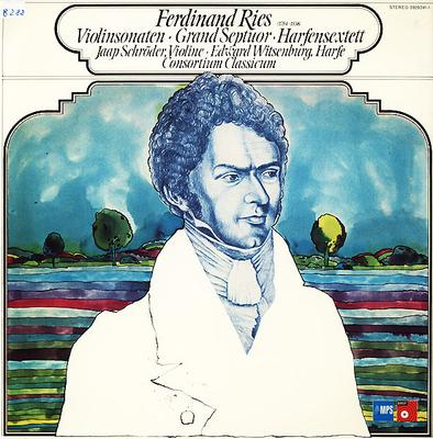 LP Record FERDINAND RIES, JAAP SCHRODER, EDWA - Violinsonaten, Grand Septuor, Harfe 39292411 MPS Records 1975 Germany Classical Used