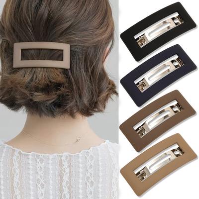 Koreanische Matte Frühlingshaarspange Klaue Elegante Haarklammern Pferdeschwanzhalter Haarspangen Für Frauen Mädchen Haarnadeln Mode Haaraccessoires