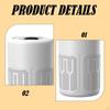 Air Purifiers Cleaner Smart Desktop Sturdy Home Portable Car Travel White Accessory Removes CO2