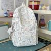 Schoolbag Korean version ins cartoon backpack women's 1011 summer new niche cute graffiti casual lightweight travel backpack