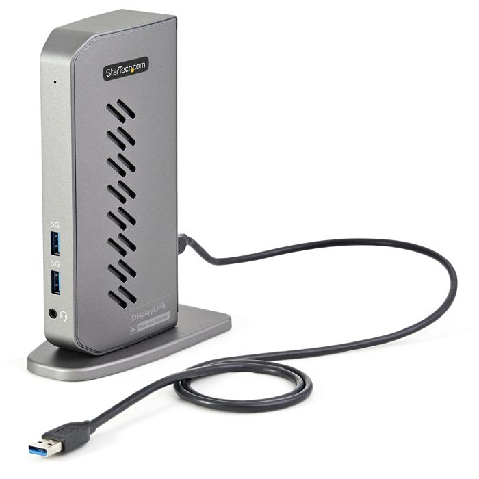 Hub USB - Startech - DK30A2DHUUE - 6 Ports USB A - 1 Port RJ-45 - Noir