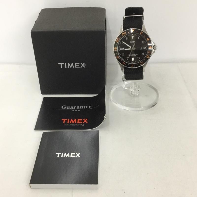 Used TIMEX Timex watch analog (quartz type) T2P031 with box