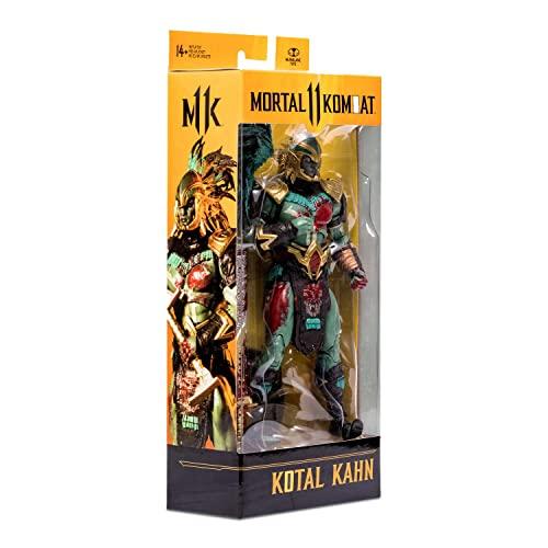 McFarlane Toys Mortal Kombat Kotal Kahn (Bloody) 7-Inch Action Figure with Accessories