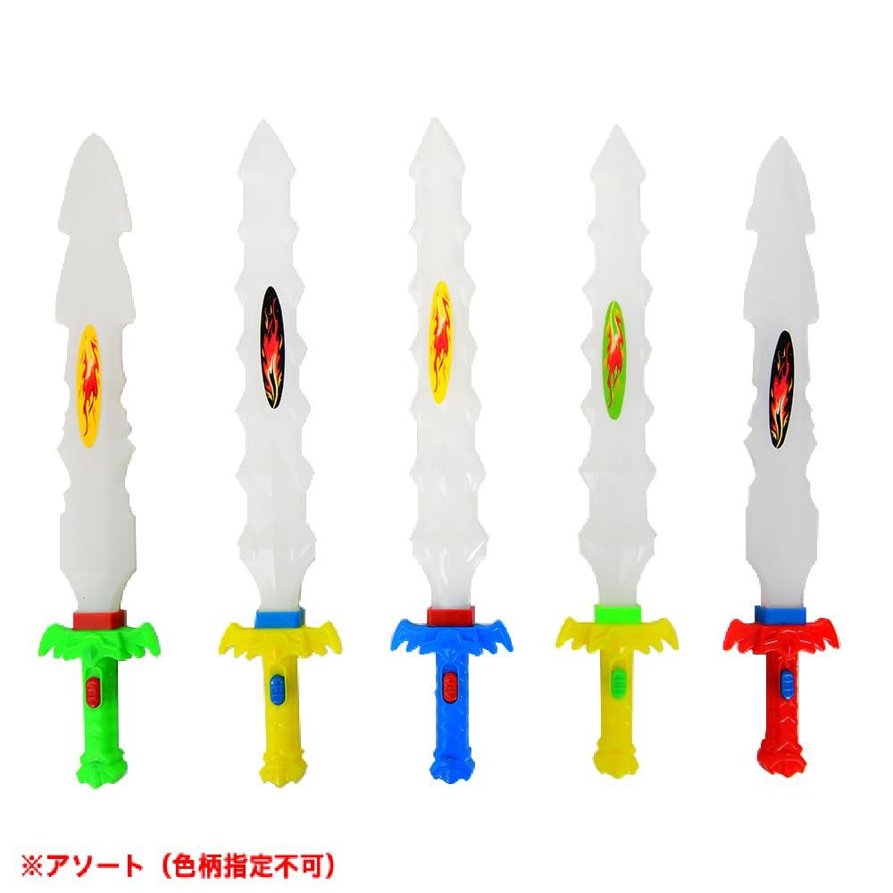 Festival Toy 12 Flash Perfect for Summer Festivals and Other Glittering Bulk Assortment of Lottery Plaza Thank You Prizes Glow-Up Set Swords.