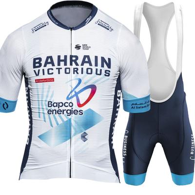 Bahrain Victorious 2026 Team Cycling Jersey Set Men Bicycle Clothing Road Bike Shirts Suit Bicycle Bib Shorts MTB Ropa Maillot