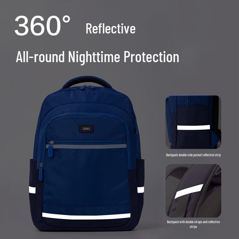 Deli Outstanding Series Ergonomic School Backpack