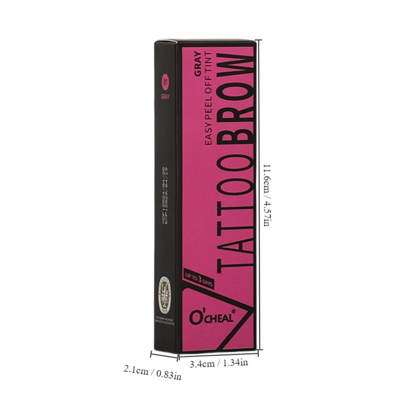 Peel-off Eyebrow Glue, Peel-off Quick Eyebrow Dyeing Eyebrow Cream, Long-lasting, Makeup-proof, Sweat-proof, Waterproof and Easy To Color