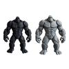 3D Printed Stone Gorilla Statue, Rock Muscle Figure with Heavy Base, Creative Desk Decor, Home Office Ornament, Unique Gift for Men Boys