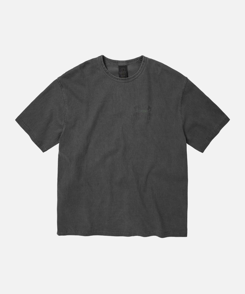 FRIZMWORKS Trophy Pigment Dyeing Tee _ Charcoal