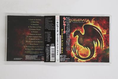 CD SCELERATA - Darkness And Light SBCD1044 SPIRITUAL BEAST 2006 Japan Obi Metal Gebraucht