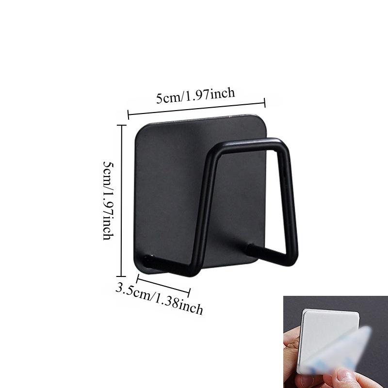 

2pcs Stainless Steel Sink Sponge Rack For Sponge Steel Wire Ball Draining Paste The Inner Wall Of The Sink Kitchen Supplies 2pcs