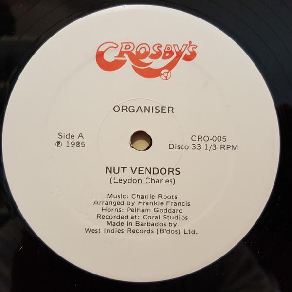 

12inch Record ORGANISER Nut Vendors CRO005 Crosbys 1985 Barbados Reggae Ska Dub Used