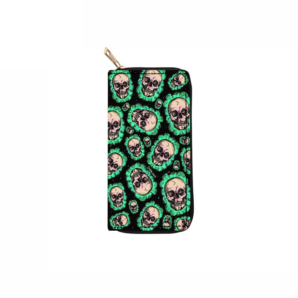 

Christmas Horror Night long zipper money skull jack wallet source
