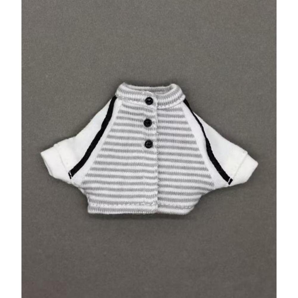 OB11 Baby Clothes Baseball Uniform Letter Overalls Suit Coat Fashion Pants For Obitsu11 YMY Body 1/12 BJD Doll