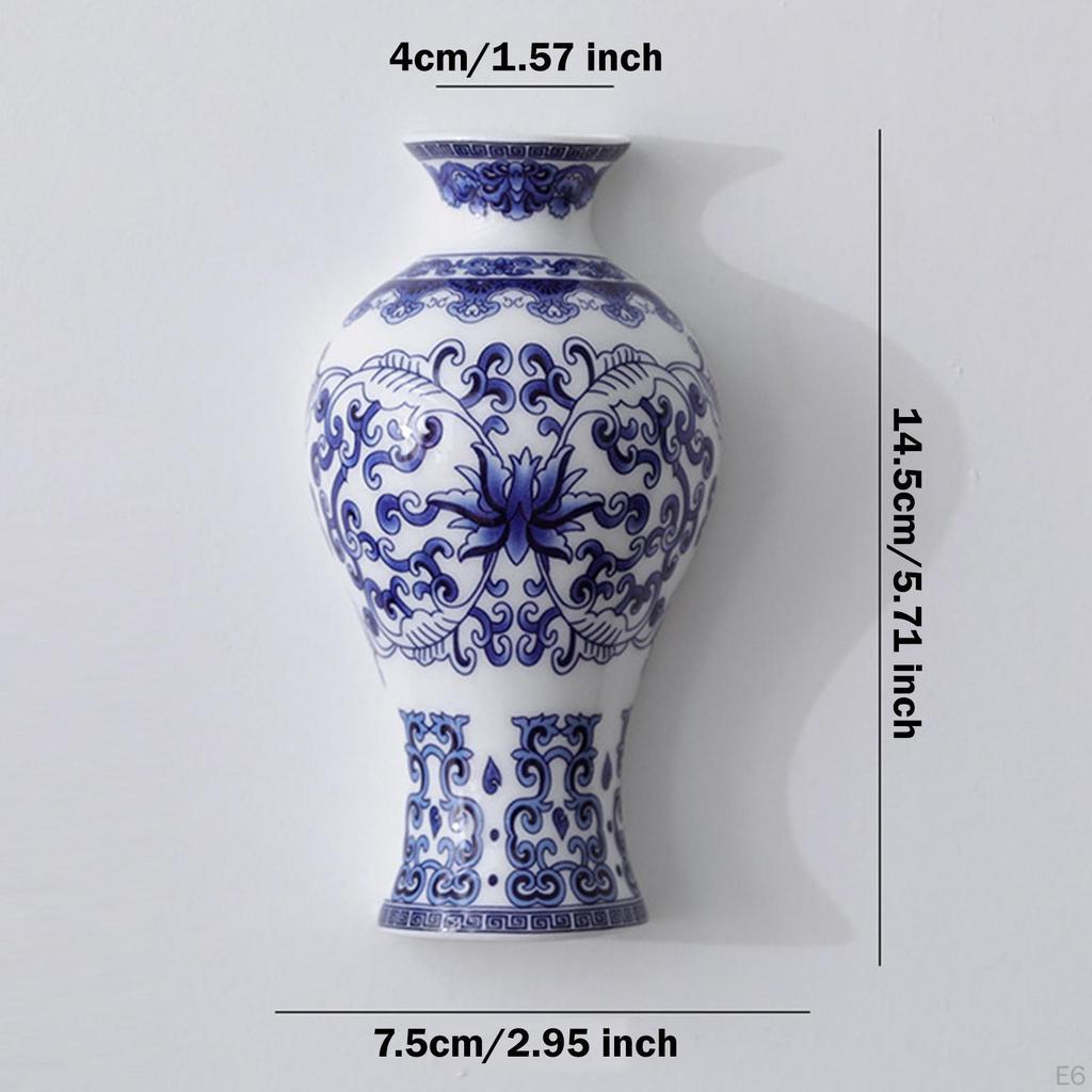 Chinese Blue and White Porcelain Bottle Flowers Arrangement