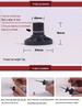 DREMEL 490-Compatible Electric Grinding and Dust Blowing Chuck Nut with Impeller