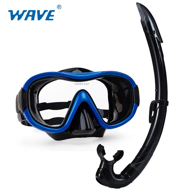 Waterproof Diving Mask & Semi-Dry Snorkel Set