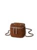 New Xiaoxiangfeng Diamond Grid Box Bag with Niche Design, Suede Chain Crossbody Small Square Bag