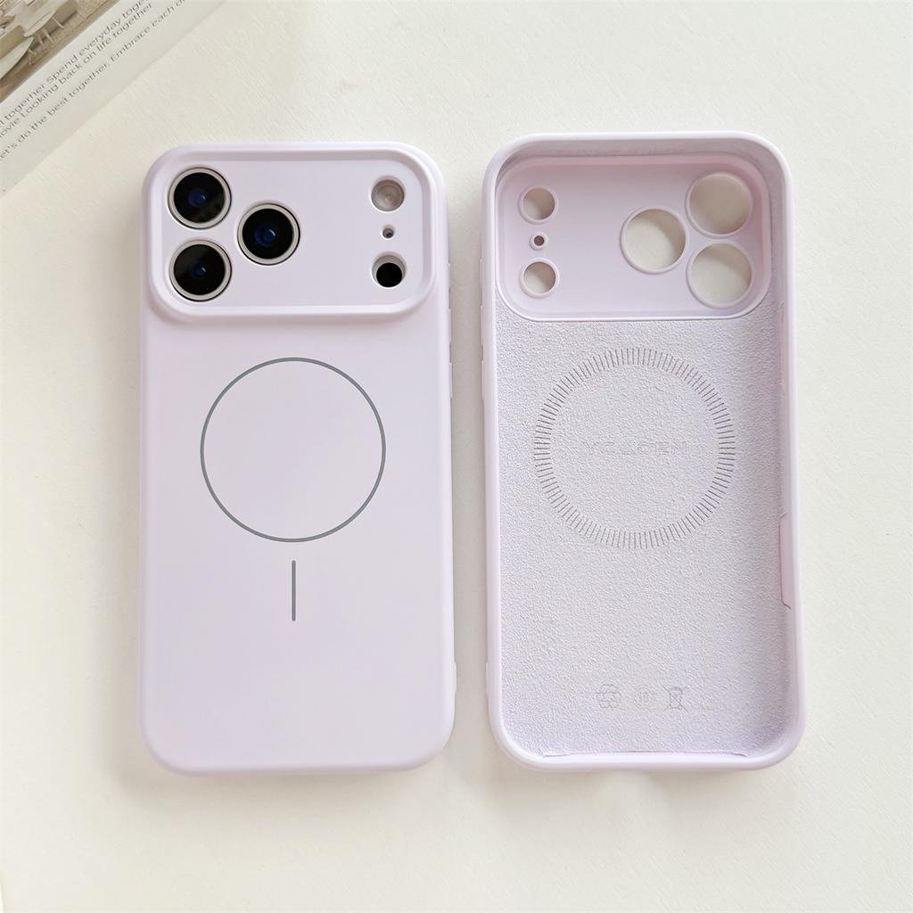 Magnetic Phone Case for IPhone 17 Air 16 15 14 13 12 11 Pro Max XS XR X for Magsafe Wireless Charge Liquid Silicone Soft Cover