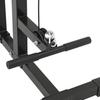 Lat Pulldown Machine Black 110 X 70 X 187 Cm