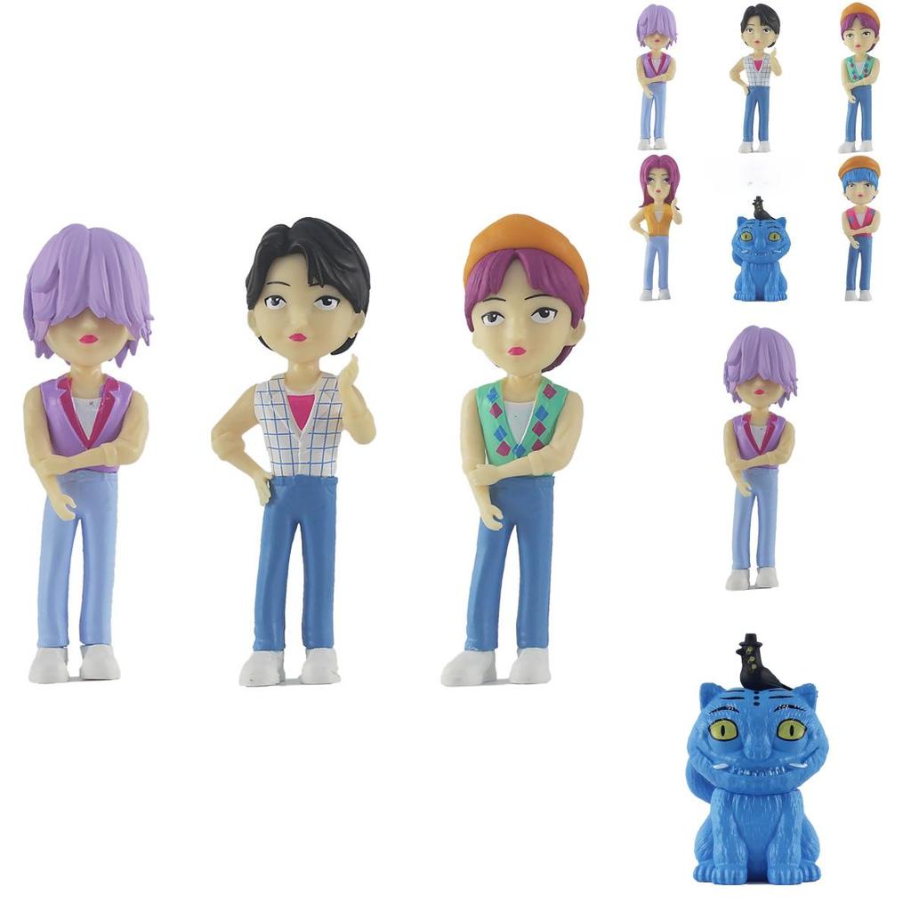Saja Boys Pvc Figure Set With Collectible Handpainted Characters For Fans And Collectors