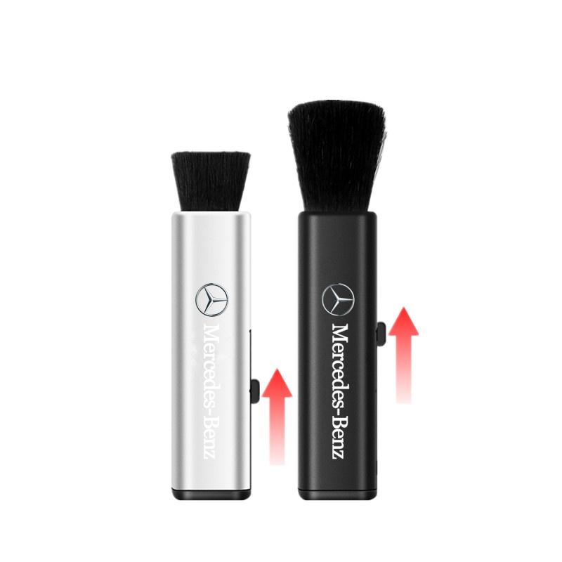 FA03Car Retractable Cleaning Brush JSSSQJS For Mercedes Benz AMG W203 W204 W205 GLC Artificial Wool Small Brush Interior Mouldings