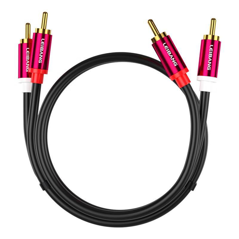 LeiBang Duální RCA Male to Male Audio Kabel