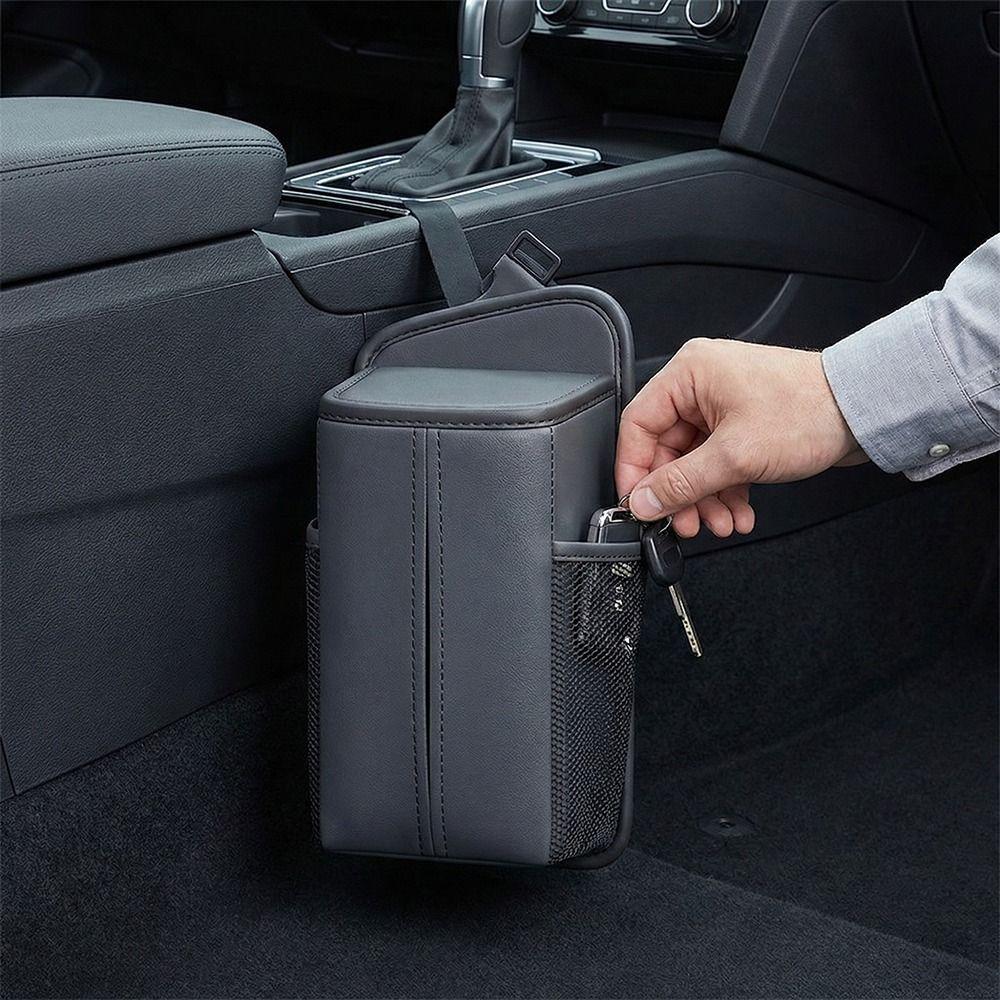 Folding Design Auto Interior Seat Organizer Center Console Tissue Bag  Car Storage
