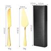 Stainless Steel Cake Knife & Spatula Set - Perfect for Birthdays, Weddings, Baking & More.