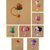 1Pc Silikon Abdichtung Stroh Stecker Wiederverwendbare Trinken Staub Kappe Cartoon Stecker Tipps Abdeckung Anzug Küche Tasse Diy Zubehör