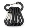 Multicolor No. 5 Aluminum Steel Gourd-Shaped Carabiner for Bottles and Backpacks