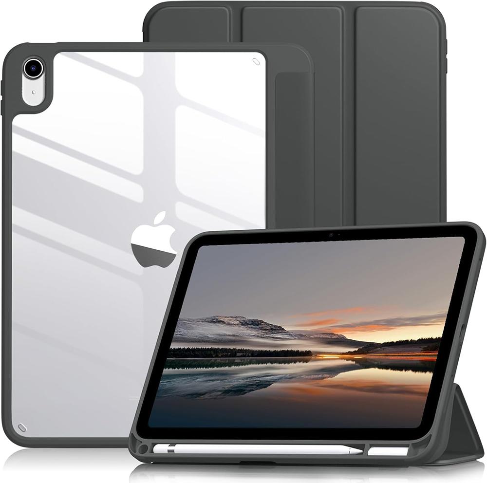 Hülle für iPad Air 13 M4 M3 M2 Hülle iPad A16 11. 10. Gen 9. 8/7 10.2 Air 5 4 3 2 9.7 Harte durchsichtige Rückseite