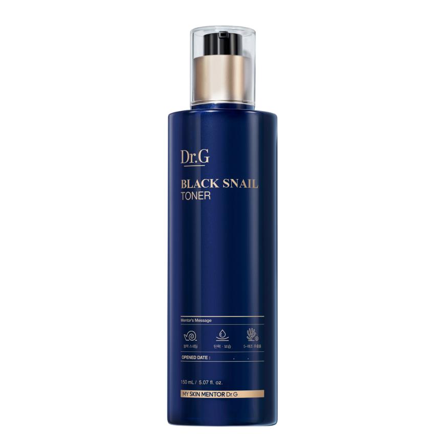 Dr.G Black Snail Toner (150ml) – Elasticity-Boosting Facial Toner with Black Snail Mucin and Peptide Complex, Korean