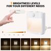 Stepless Dimming Night Light with Motion Sensor - Adjustable Pure & Warm White
