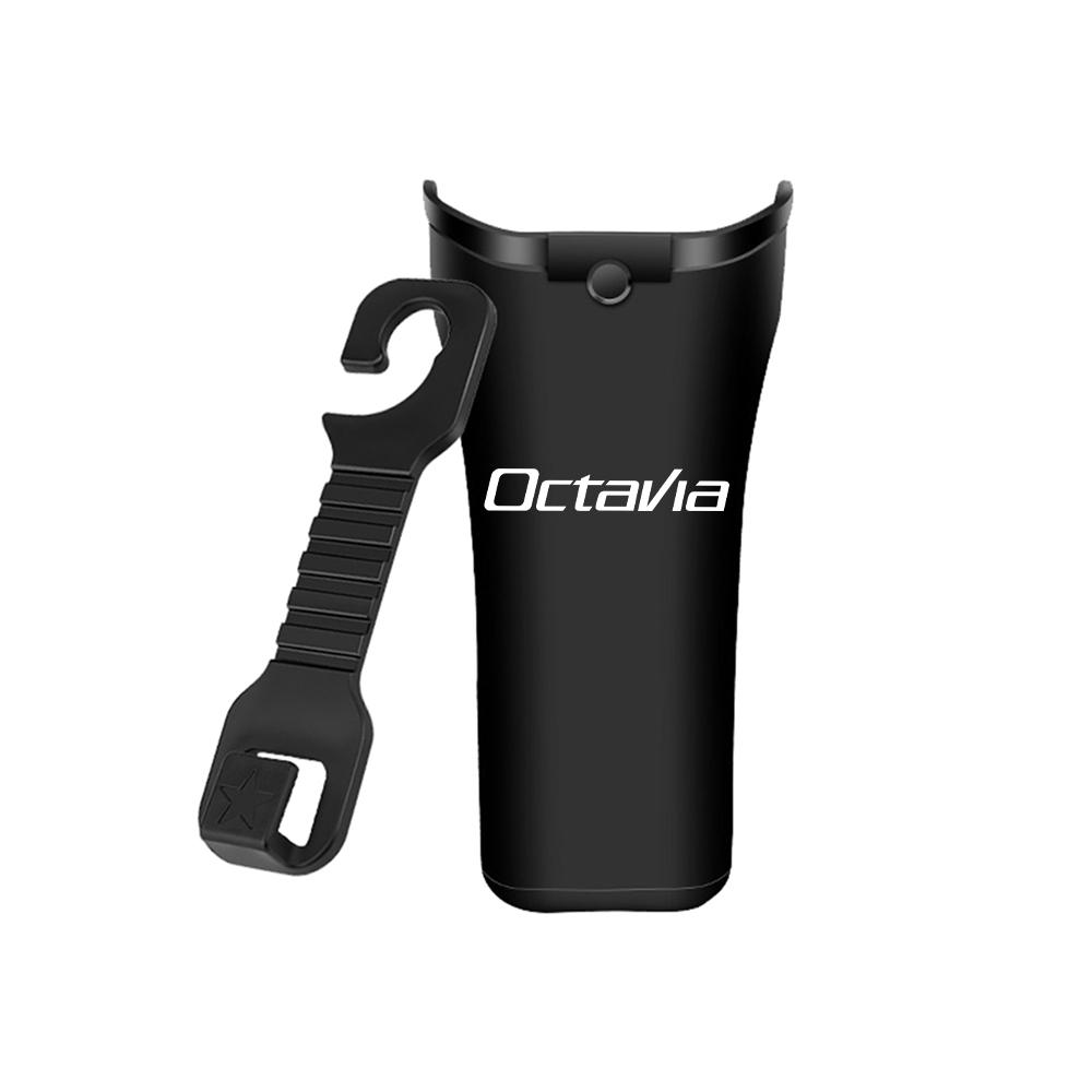 Multifunctional Car Umbrella Storage Bucket Waterproof Umbrella Stand For Skoda S Fabia Octavia Rapid Karoq VII Yeti Kodiaq VRS usbn43