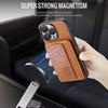 FIERRE SHANN 024 For iPhone 16 Pro Max Case Card Holder Kickstand Waxy Texture Leather+TPU Phone Cover