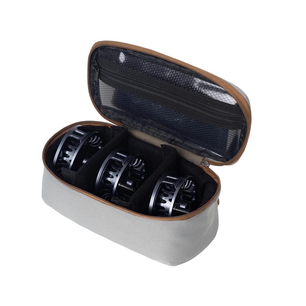 Kylebooker Małe etui na kołowrotek muchowy, Przenośny organizer na sprzęt, Torba podróżna do przechowywania kołowrotków muchowych