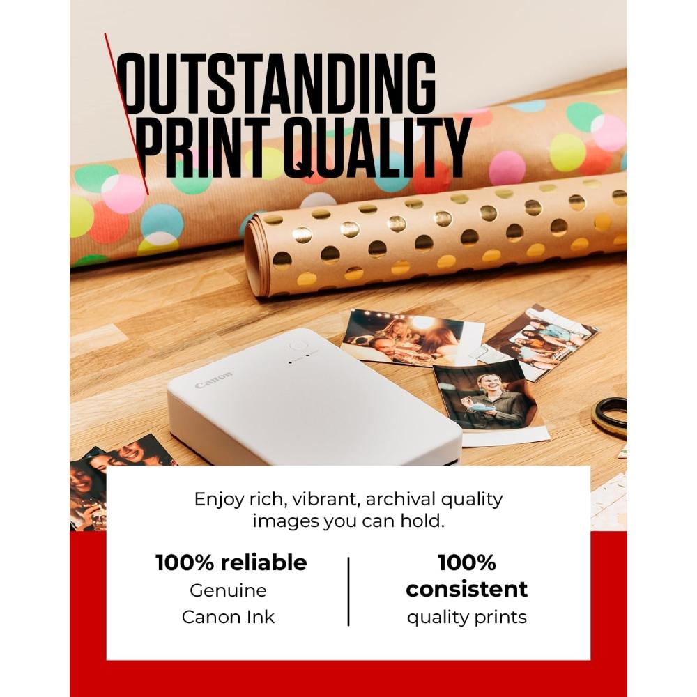 Canon Original Canon Tinte+Papier Set Für Selfie Square Qx10 20 Xs 20l 20 Aufnahmen