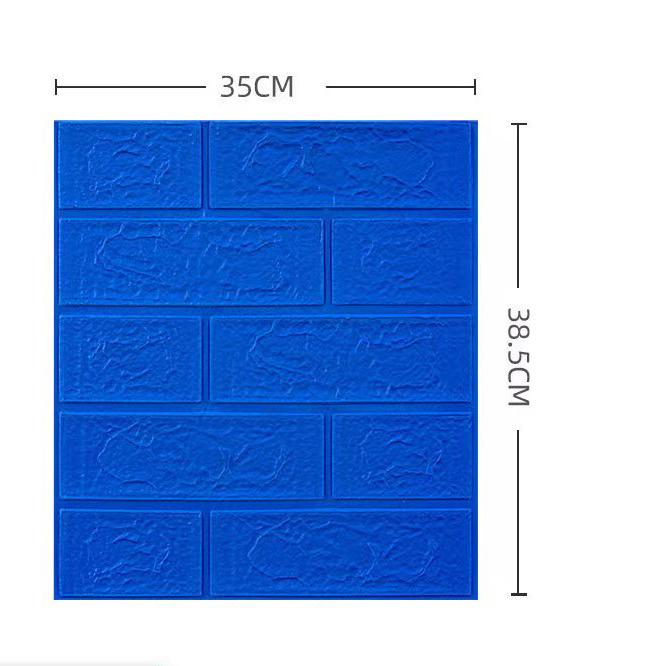 10Pcs 3D Tile Brick Wall Sticker Self-adhesive Waterproof Foam Panel Wallpaper For Apartment  Kitchen Bedroom Lliving