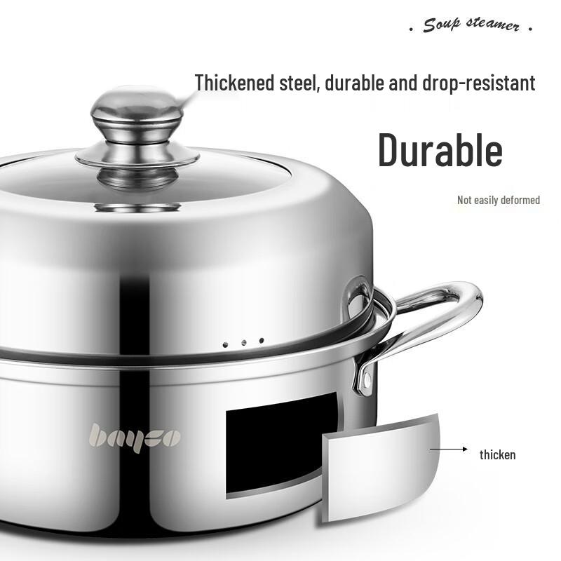 BAYCO 304 Stainless Steel 1-Layer Steamer