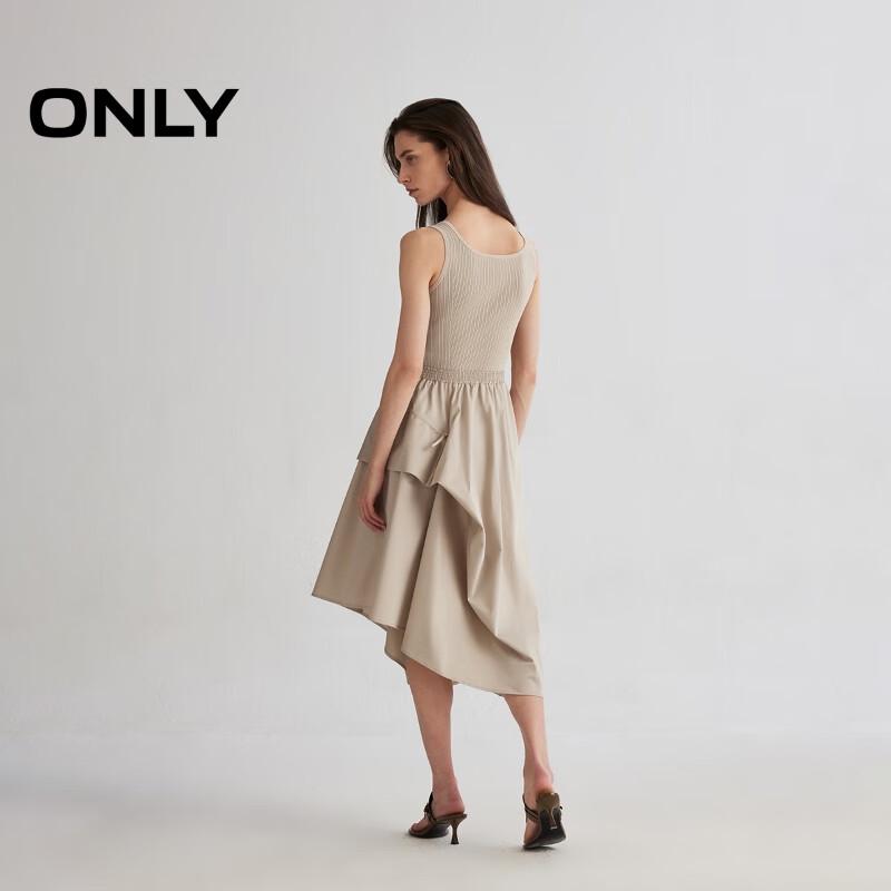 ONLY 2025 Spring Sleeveless Round Neck Mid-Length Dress