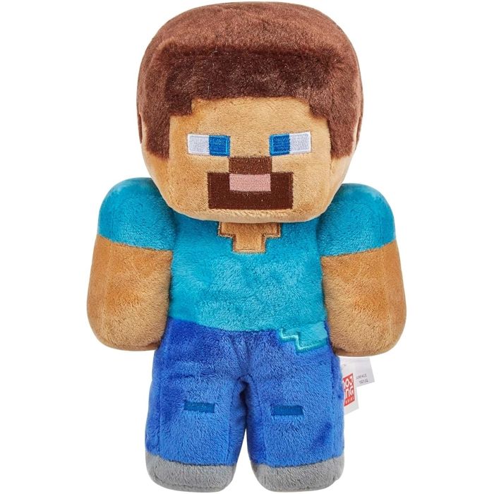 Peluche Minecraft - HHG11 - Personnage Steve - 20 cm - Bleu