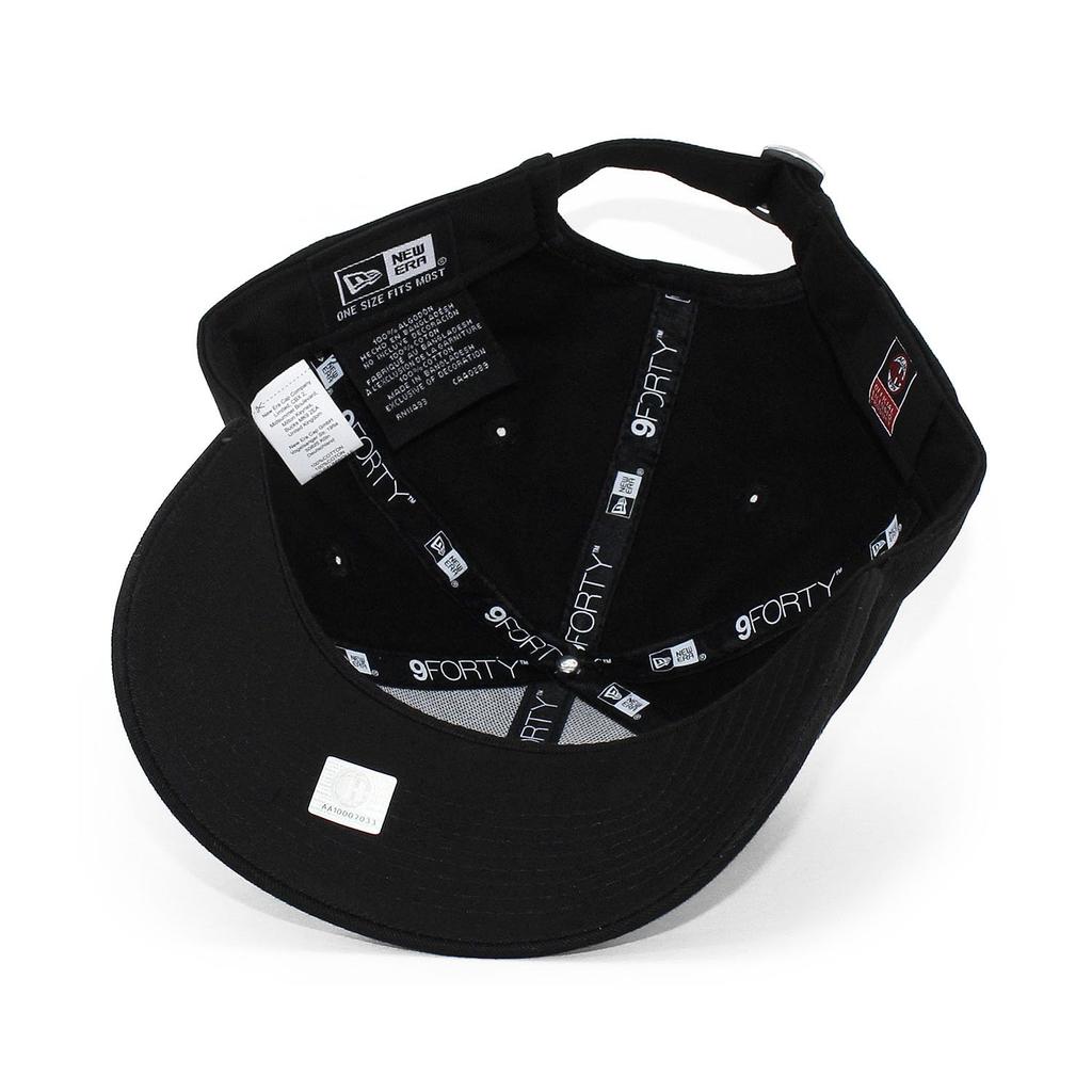 [New Era] EU Limited Cap 9FORTY Strapback AC Milan SERIA A CORE STRAPBACK CAP AC MILAN Serie A Black Hat 940 [Used]