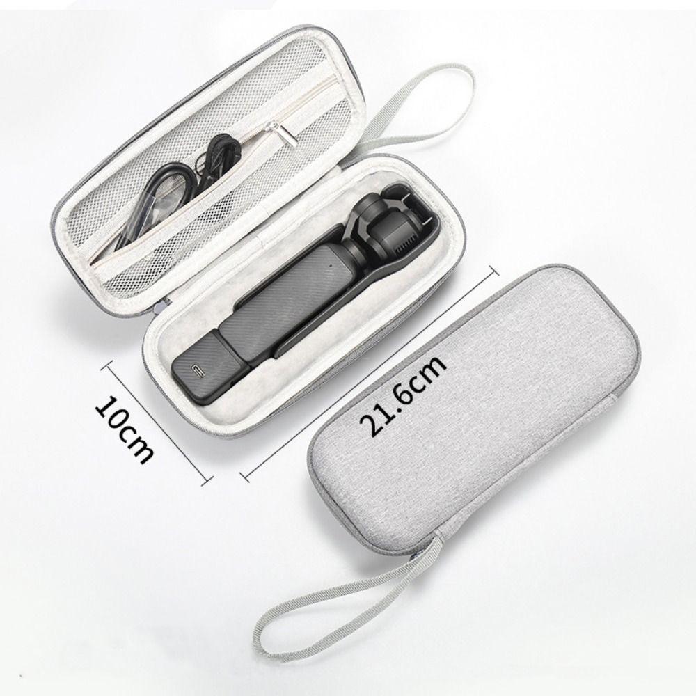 

Portable Vlog Camera Storage Bag Organizer Protective Cover Carrying Case for DJI Osmo Pocket 3 сірий