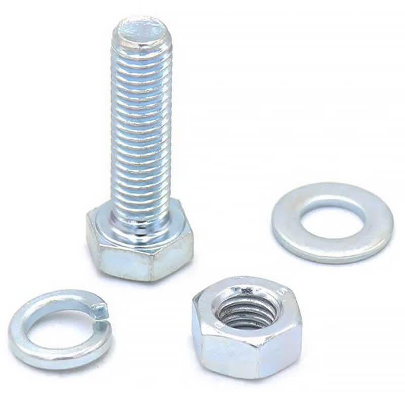Hex Head Bolt, Washer & Nut Combo Set