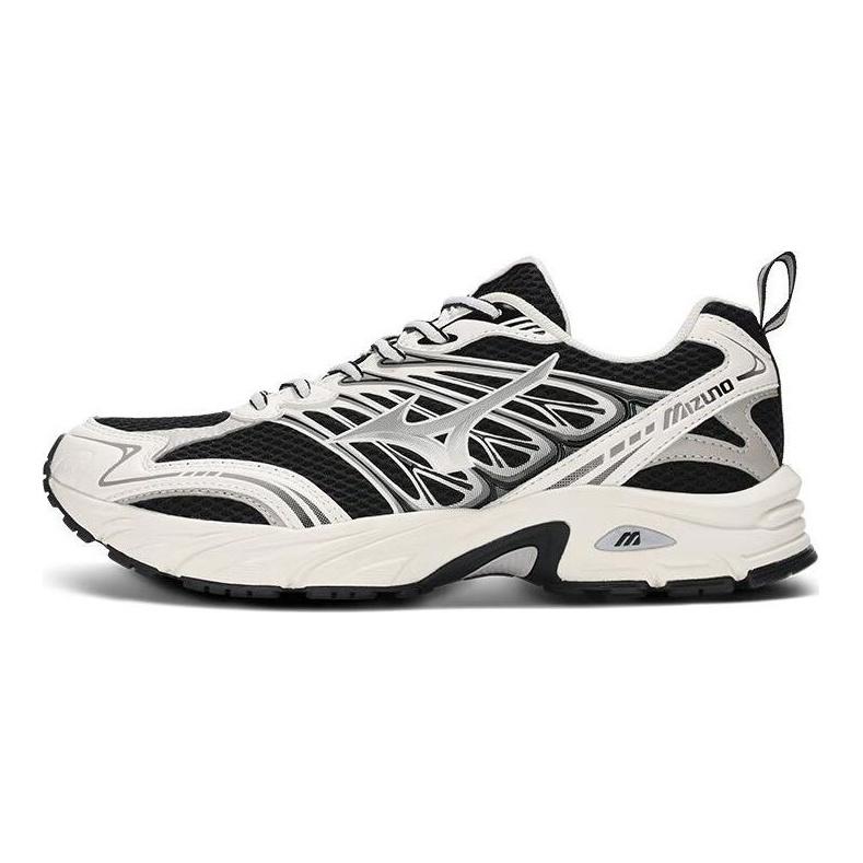 Mizuno LG 2000 Durable Low-Top Running Shoes Unisex sneakers Black White D1GH230207