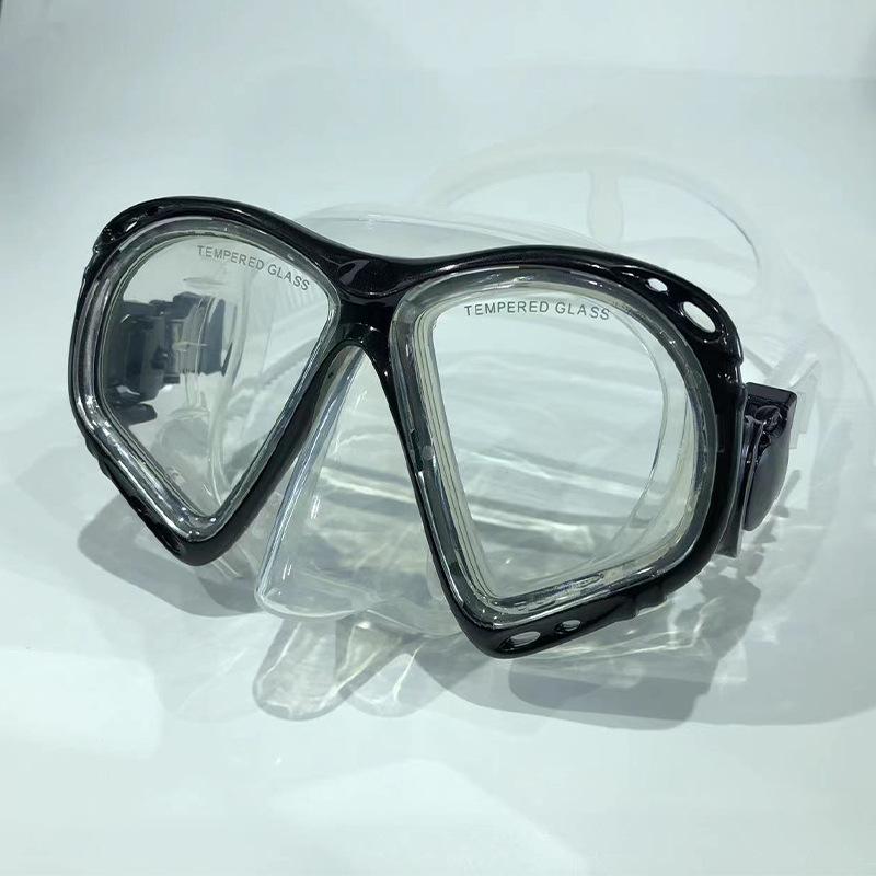 Silicone mask Tempered glass diving goggles Diving mask