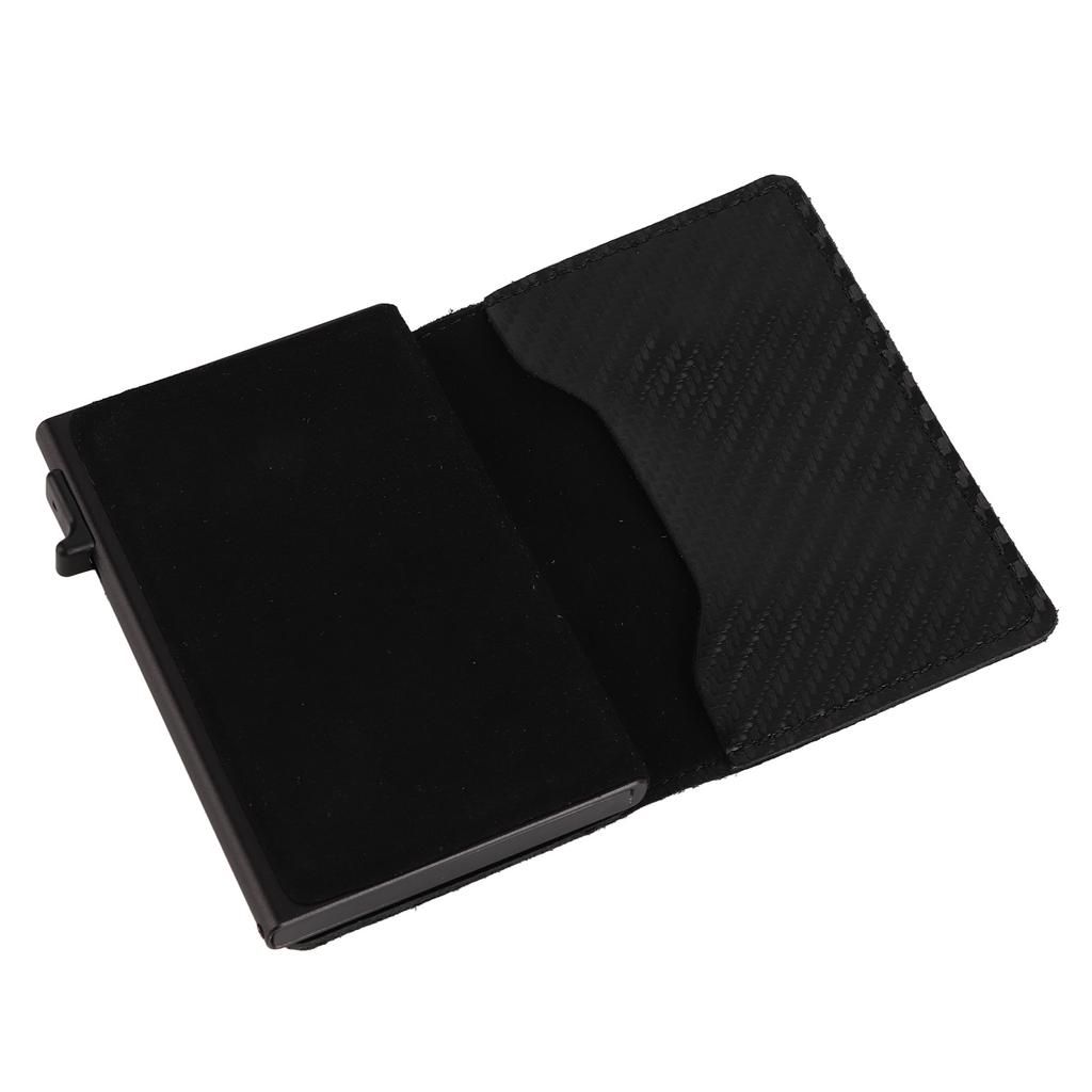 Card Wallet Soft Leather Large Capacity Lose Proof Multifunctional Men Wallet Gift Carbon Fiber
